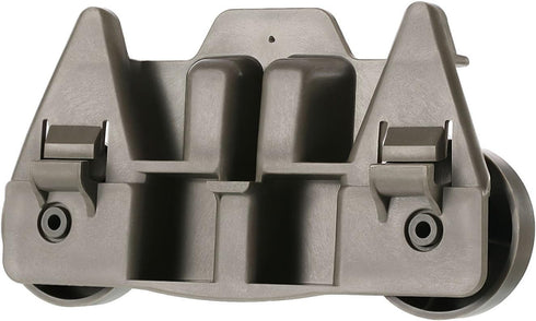 YMDparts 2 Pack Black Dishwasher Lower Rack Wheels for Whirlpool, KitchenAid, Maytag, Kenmore - W10195416, W10195416V, AP5983730, W10105417, PS117...