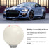 Akozon 5 Speed Gear Shift Knob for Manual Transmission Replacement Shifter Lever Stick Head Knob for Ford Mustang from 1967 to 2018 (White Red)...