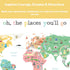 Oh the Places you'll Go Illustrated Kids World Map (24x17”) - Vibrant Educational World Map for Kids Wall Decor with Global Animals and Landmarks...