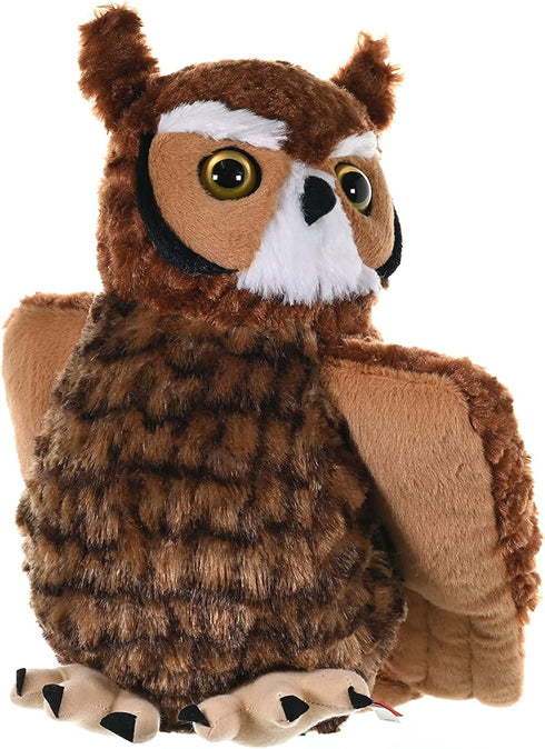 Wild Republic Great Horned Owl Plush, Stuffed Animal, Plush Toy, Kids Gifts, Cuddlekins 12", Model Number: 12310...