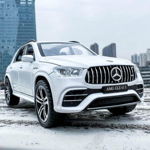 Benz GLE63S AMG Model Car 1/32 Alloy Diecast Pull Back Toy Car with Light and Sound Model Vehicle for Boys Girls Gift(White)...