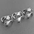 6 Pack Silver Midi Rings Stainless Steel Stackable Rings for Women Open Knuckle Rings Set Wide Irregular Finger Rings for Teen Girls Hug Geometric...