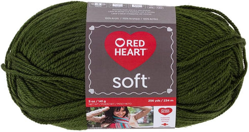 RED HEART Soft Yarn, Dark Leaf...