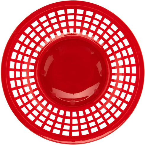G.E.T. RB-820-R Round Serving / Bread Basket, 8", Red (Set of 12)...