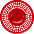 G.E.T. RB-820-R Round Serving / Bread Basket, 8", Red (Set of 12)...