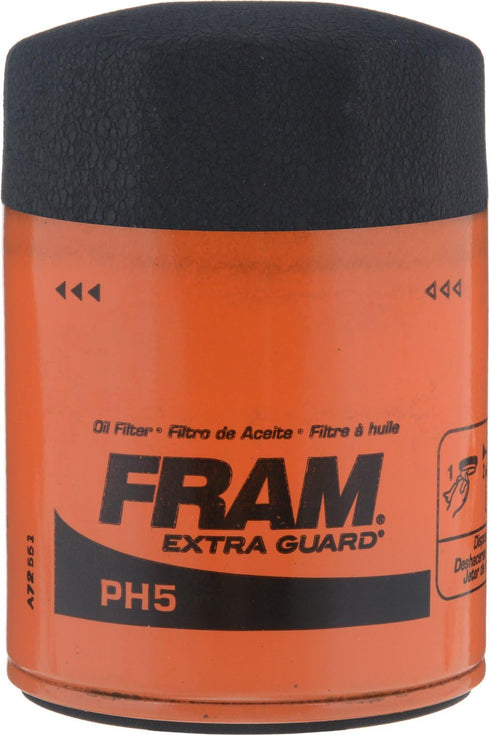 FRAM Extra Guard PH5, 10K Mile Change Interval Spin-On Oil Filter...
