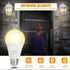 Dusk to Dawn Light Bulbs Outdoor 6 Pack, 3000K Warm White Light Sensor Bulbs 12W (100 Watt Equivalent) Auto On Off Photocell Sensor, E26 A19 1000L...