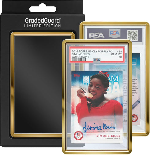 Graded Card Guard Case for Standard PSA Slab Case | Metallic Colors | High Gloss Finish | Stackable | Made to Fit PSA | Solid TPU and PC Design. (...