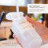 Clean-Modern White Bathroom Labels, Laundry Labels & Cleaning Labels by Paper & Pear - Waterproof Labels for Bottles - 2.6” Square Bathroom Labels...