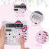 Women Calculators,Desktop Calculator 12 Digit with Large LCD Display and Sensitive Button, Solar and Battery Dual Power, Standard Function for Off...