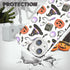 YESPURE for iPhone 14 Case,Cute Pumpkin Ghost Halloween Pattern Design,Transparent Soft TPU Anti-Yellowing Anti-Scratch Shockproof Protective Cove...