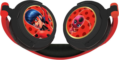 LEXiBOOK, Miraculous LadyBug Tikki, Stereo Headphones, safe volume, foldable and adjustable, red, HP015MI...