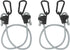 National Hardware N263-081 Bungee Cords with Carabiner 2 Pack Tie Down Straps with Adjustable Length, Useful as Car Hooks, Truck Accessories and G...