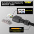 VCELINK RJ45 Connector Tool-Free, CAT6A Field Termination Plug, Gold Plated Modular Plug, UTP CAT6A Connector Toolless for 23 to 26 AWG Network Ca...