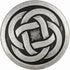 Bezelry 10 Pieces Tiny Celtic Knot Metal Shank Buttons. 25mm (1 inch) (Antique Silver)...