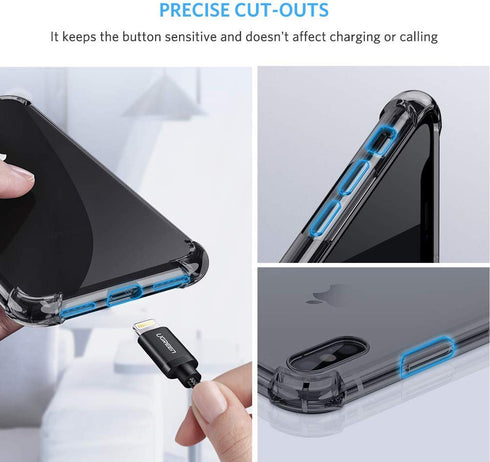 ORIbox Case Compatible with iPhone X/XS Case, with 4 Corners Shockproof Protection Black...