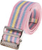 COW&COW Transfer and Gait Belt 72inch with Metal Buckle - Transfer Walking and Standing Assist Aid for Caregiver Nurse Therapist 2 inches(Rainbow)...
