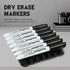 Dabo&Shobo Dry Erase Markers 24 Pack, Low Odor Black Whiteboard Markers, Chisel Tip, Perfect for Writing on Whiteboard Mirrors Glass In School, Of...