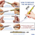 JONMON Multitool Gift Pen Tech Tool - 8PCS 6 in 1 Multifunction Screwdriver Ballpoint Pen Set with Touch Screen Stylus Top, Cm Inch Ruler, Levelga...