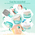 2 Pack Sunscreen Applicator for Kids Sunblock Buddy with Protective Caps and Storage Bag Suncream Sun Lotion Brush for Cream Liquid Foundation Pow...