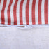 Red Stripes Buttons Linen Decorative Accent Throw Pillow Cases Cushions Covers for Sofa Couch Bed 16 x 20 Inches...