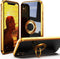 IDweel for iPhone Xs Max Case with 360°Ring Holder Stand Magnetic Kickstand,Lightweight Slim Fit Plated Rose Gold Edge Soft TPU Bumper Camera Prot...