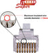 ITBEBE 100-Pack RJ45 Cat6 Pass Through Connectors – High Performance Cat6 Connector (RJ45 Connectors/Ethernet Connector / Cat6 Connectors / 8P8C /...