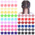 choicbaby 80PCS Baby Hair Clips for Girls 16 Different Variety of Colors Cute Baby Hair Accessories Mini Flower Hair Clip for Infant Fine Hair...