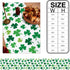 St Patrick's Day Green Shamrocks/Clover Table Runners Cotton Linen Non-Slip Rectangle Dresser Scarves for Spring Party Holiday Kitchen Dining Banq...