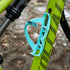 Corki Cycles Bike Water Bottle Holder, Right Side Load Water Bottle Cage for Road, Mountain, Gravel Bicycle Magin Mint 2 Pack...