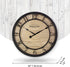 Presentime & Co 10" Farmhouse Series Wall Clock, Cottage Style, Vintage Design, Oil Rubbed Bronze...