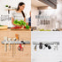 Fohil Magnetic Knife Holder for Wall, Stainless Steel 10 Inch Magnetic Knife Strip Wall Mounted Magnetic Knife Bar Drilling Magnetic Knife Rack fo...