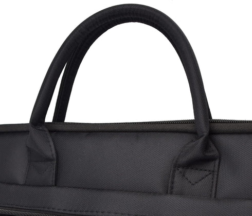enyuwlcm Waterproof Oxford Handle Document Bag Briefcase for Men File Tote Bag for Carrying Paper Files Black...