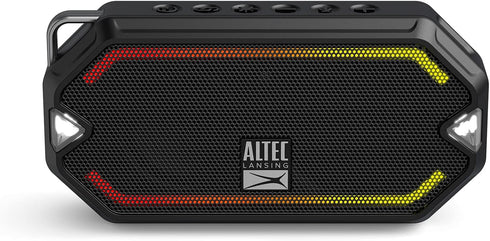 Altec Lansing - HydraMini Wireless Bluetooth Speaker, IP67 Waterproof USB C Rechargeable Battery with 6 Hours Playtime, Compact, Shockproof, Snowp...
