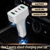 MOTONG USB C Fast Charging Car Charger, 4-Ports 40W Dual QC3.0 & Dual PD Cigarette Lighter Adapter Socket Compatible with iPhone 14/13/12 Pro/XS/G...