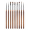 9pcs Nail Art Brush Set Nail Dotting Tools Nail Art Design Brushes Gel Polish Nail Polish Brushes 3D Nail Art Decorations Brush Nail Art Drawing P...