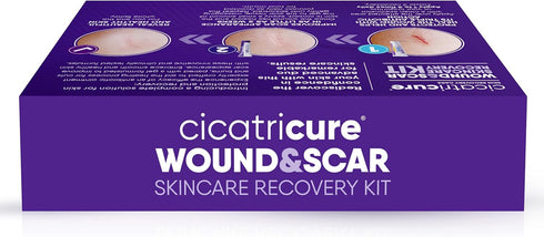 Cicatricure Skin Recovery Kit: Advanced Scar Gel & Open Wound Care Antibiotic Ointment, Reduces Stretch Marks, Surgical & Acne Scars, Treats Cuts ...