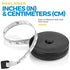 Tape Measure for Body Measuring Tape, (Pack of 2) Dual Sided Inch and CM, Portable, Retractable Soft Ruler Tool for Measurements Body Fat, Fitness...