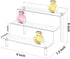Grarry Acrylic Risers Display Stands, Perfume Organizer Stand, Acrylic Display Shelves Compatible with Funko POP Stand, Clear Display Stand Risers...