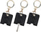 Soft Leather Key Sleeve, Key Covers, 3pcs Keychain Key Fod Protector for Broken Keys Car Keys...