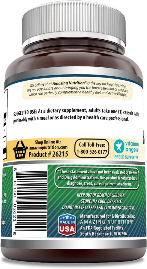Amazing Formulas Hyaluronic Acid & MSM Supplement | 500 Mg | 120 Capsules | Non-GMO | Gluten-Free | Made in USA...