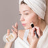 2PCS Makeup Mixing Palette with 2PCS Metal Spatula, Mixing Pigment Palette, Round White Clear Foundation Palette for Make up Eyeshadow Liquid Foun...