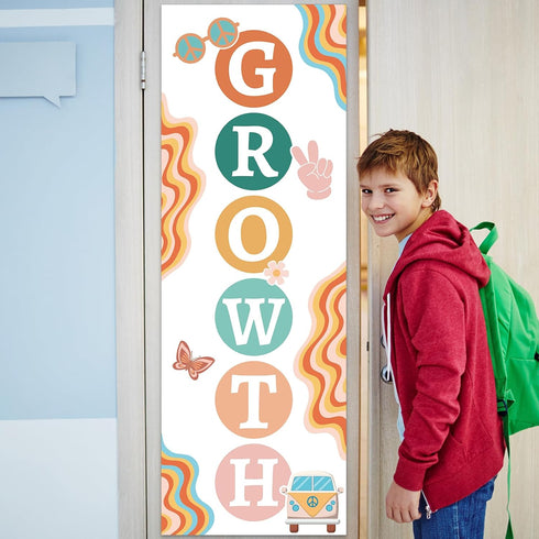 Growth Mindset Posters for Classroom Motivational Posters Decorations Bulletin Board Banner Groovy Inspirational Posters School Poster for Teacher...