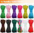 Ewparts 2mm Nylon Cord for Jewelry Making 120 Yards Satin Cord Silk Rattail String for Bracelets, Lanyard String,Chinese Knotting,Macrame,Keychain...