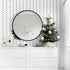 LXCREAT Removable Wallpaper Forgiving Black/White Stripes Peel and Stick Wallpaper 17.71 in X 196 in Modern Self Adhesive Vinyl for Home Renovatio...