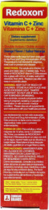 Redoxon Vitamin C + Zinc, Effervescent Tablets of Vitamin C and Zinc, Helps Support Your Immune System, Orange Flavor, 20 Effervescent Tablets, 2....