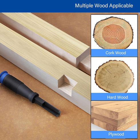 Right Angle Chisel, Squaring Corner Chisel ChromeSteel TPR Handle, Timber Framing Corner Chisel and Quickly Square Up Rounded Corners for Woodwork...