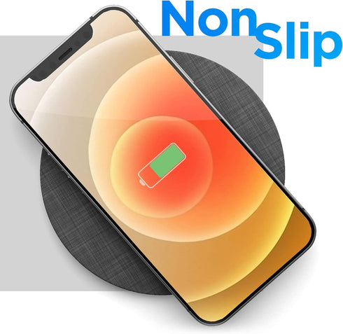 Galvanox Magnetic Wireless Charger, MagSafe-Compatible Desktop Pad with 15W Fast Charging for iPhone 14/14 Pro Max/iPhone 13/13 Pro Max (Solid Alu...