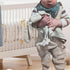 Mylo & Luna - Baby Security Blanket/Baby Lovey | Breathable and Soft Organic Cotton Muslin | Gender Neutral | Cuddle Bunny (Sand Color)...