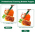 4 PCS Canning Kits- Include Magnetic Lid Lifter and Bubble Popper Heat Resistant Home Easy Canning Tools (Red+Green)...